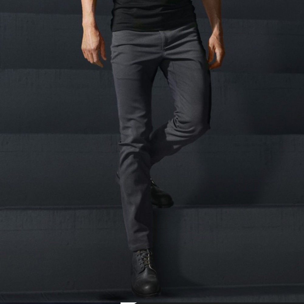 Outlier Work Cloth Slim Dungarees Gray Pants Size 30 Tall